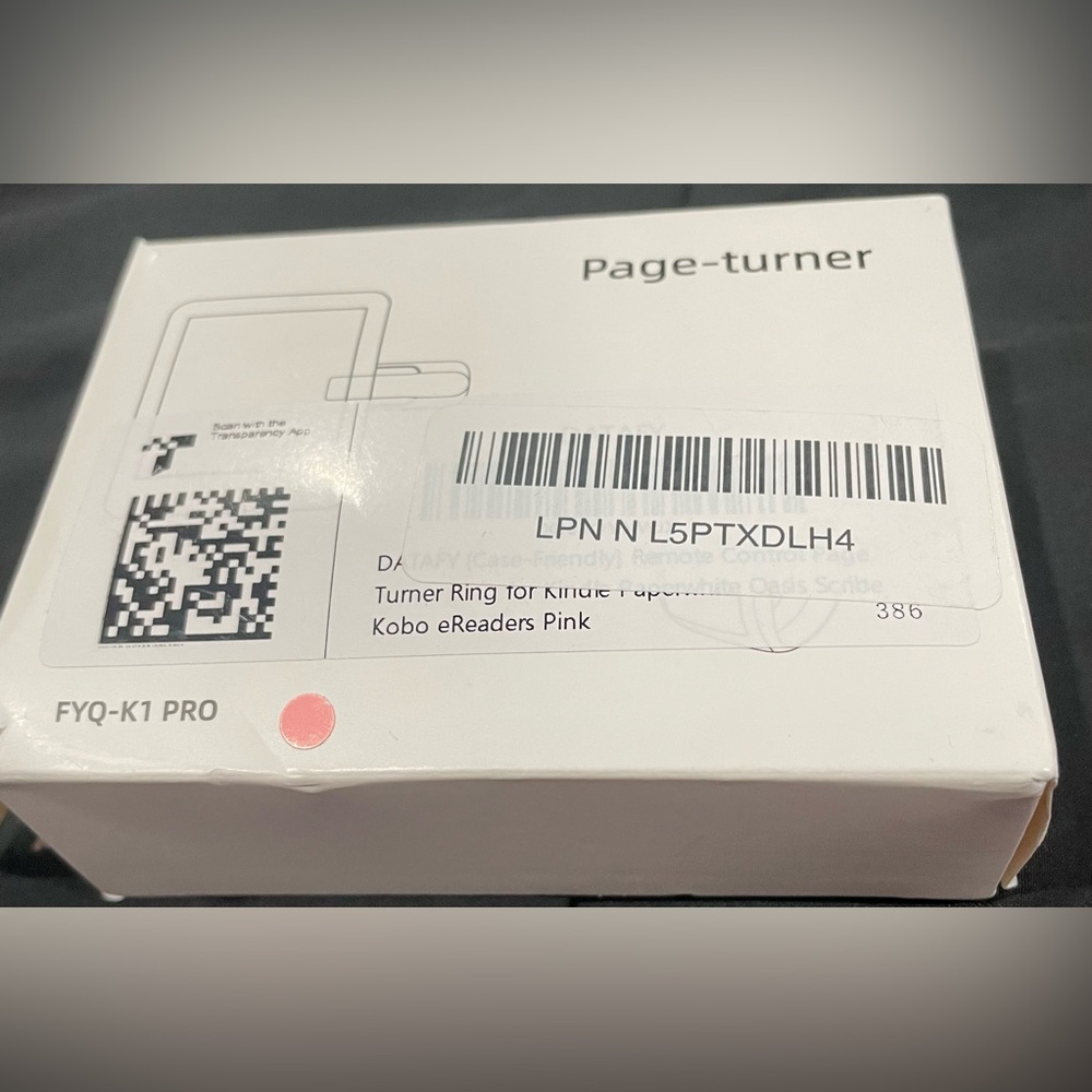 Page-turner Turner Ring for eReaders in Pink